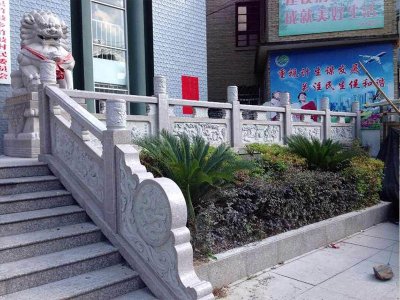 物業門口石雕欄桿