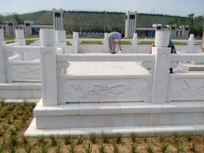 景區漢白玉欄桿